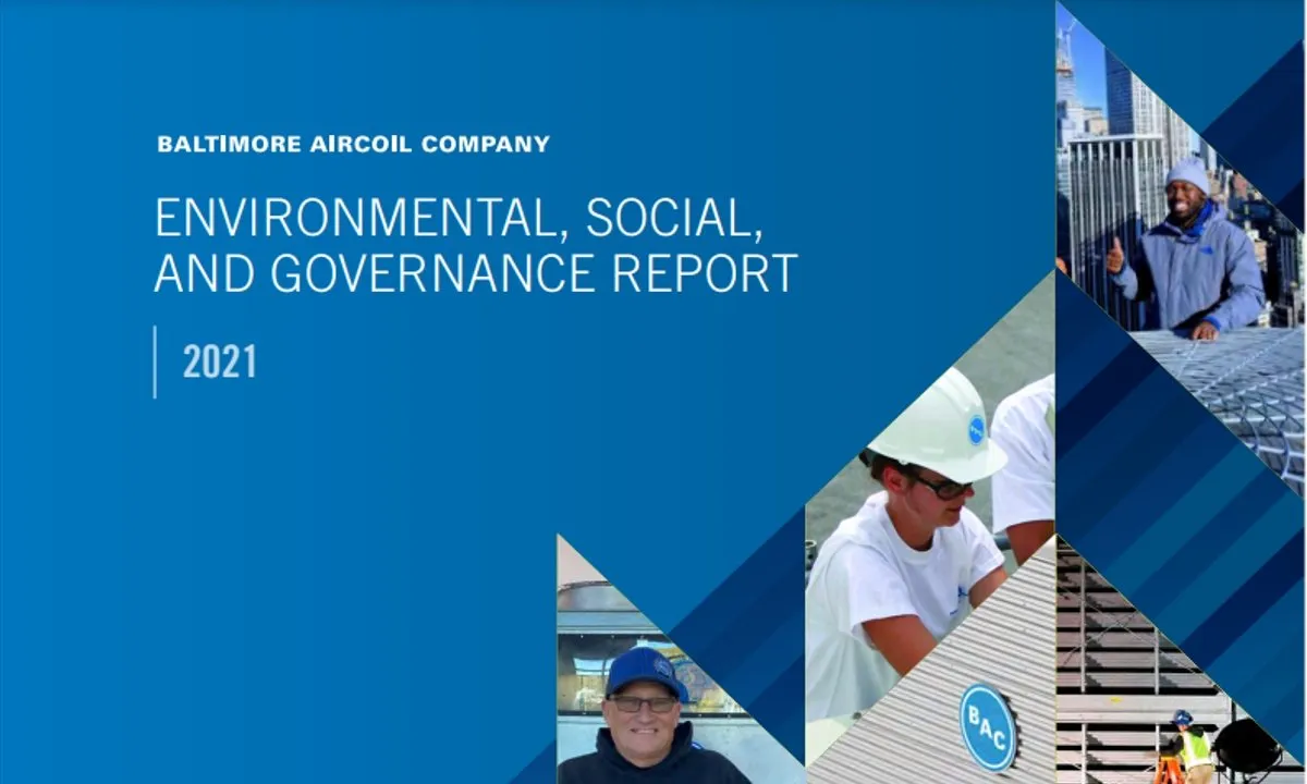 Baltimore Aircoil Company ESG Report