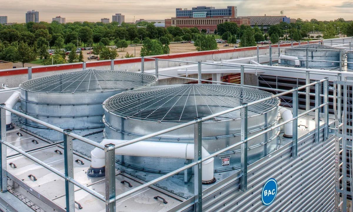 Water Conservation water-cooled HVAC&R bac