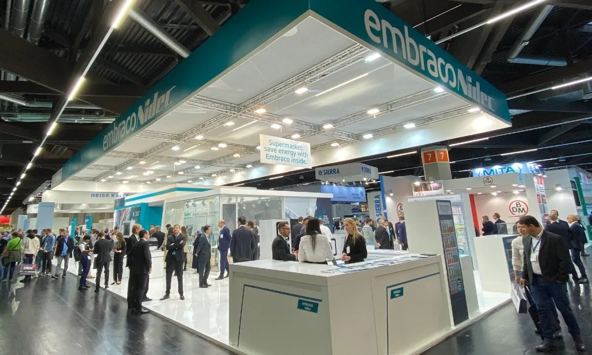 Embraco showcased its new R290 condensing unit and compressors at Chillventa 2022 in October.