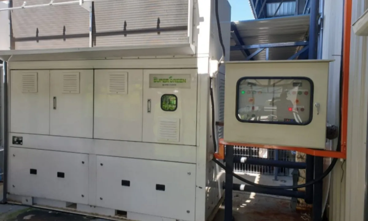 Nihon Netsugen’s Super Green transcritical CO2 unit was installed by FFM Engineering at Dong Sing’s cold storage facility in Kuala Lumpur, Malaysia, in 2021. (Source: FFM Engineering)