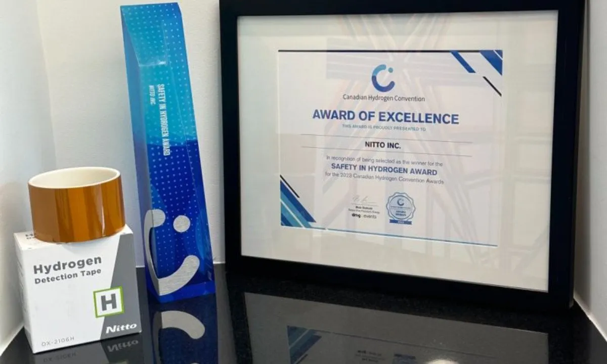 Nitto Wins ‘Safety in Hydrogen’ Award at Canadian Convention