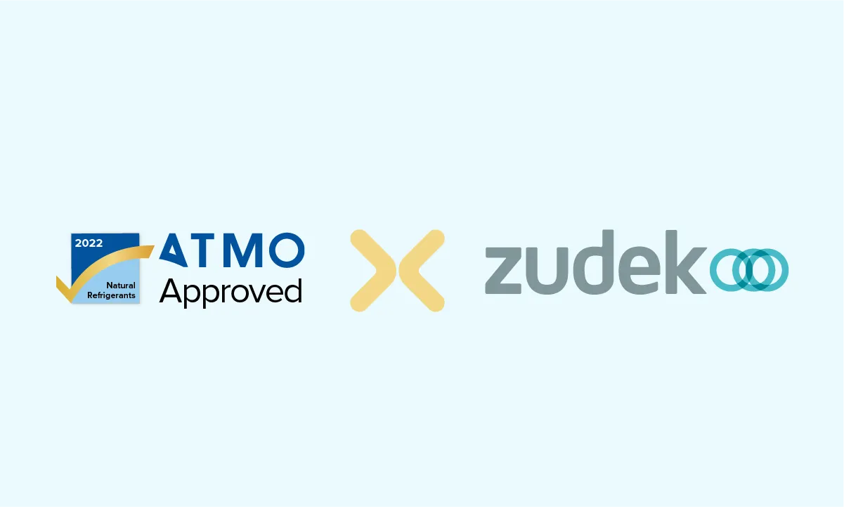 Zudek has received the Natural Refrigerants Label from ATMOsphere