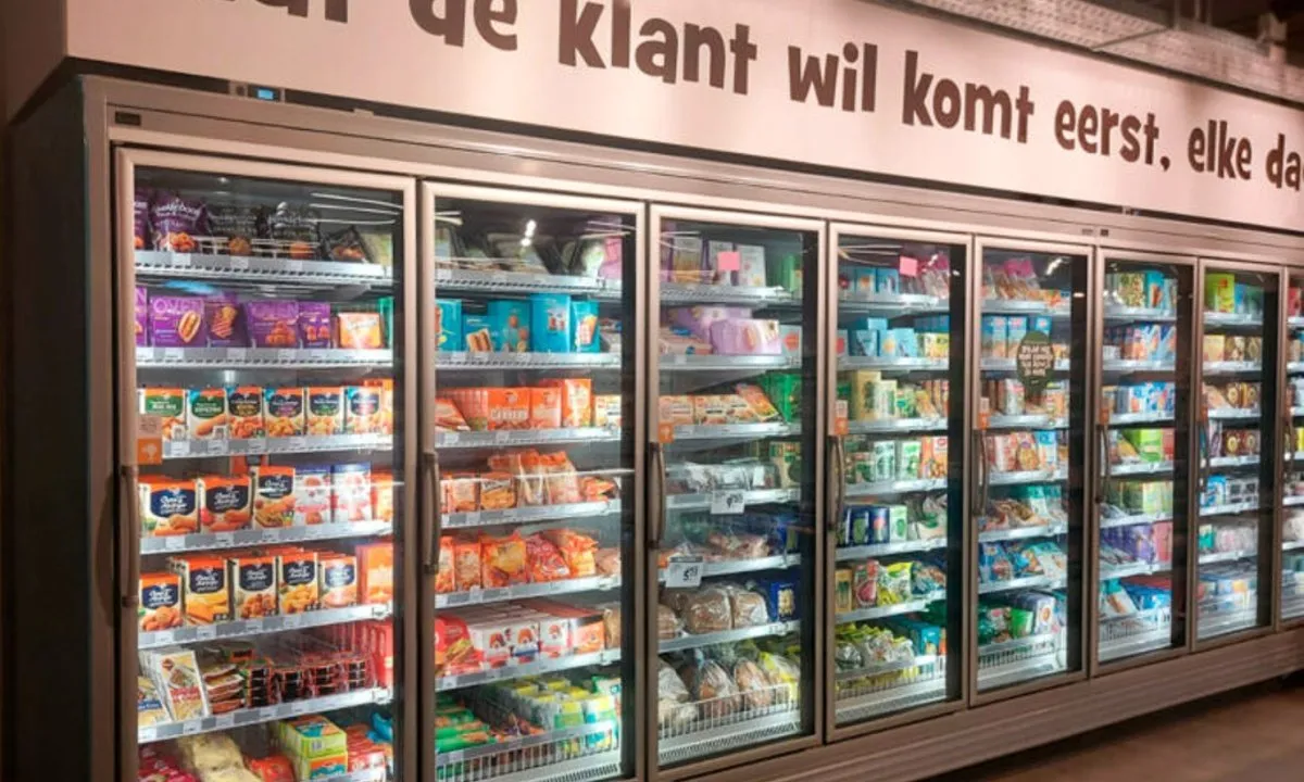 Freor’s ERIDA upright freezer is from its Green Wave R290 product range at the Boon's Markt in Wolphaartsdijk, Netherlands.