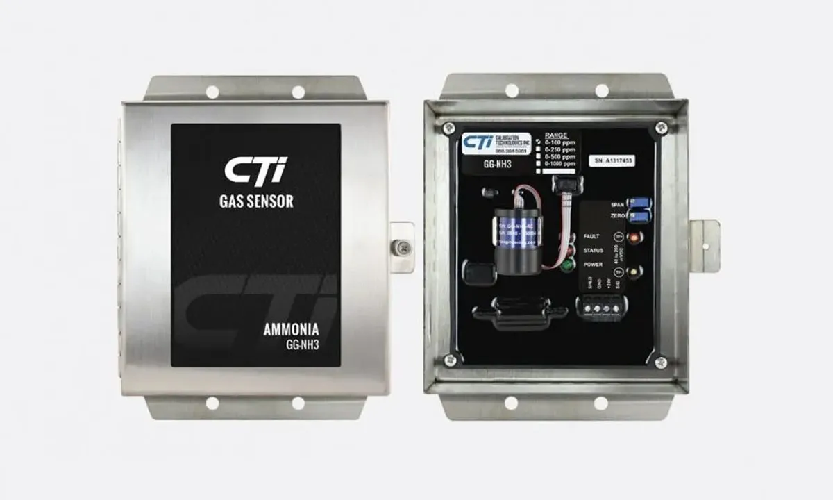 Calibration Technologies Inc. has published its 2023 product catalog, which includes its GG-NH3 ammonia sensor. (Source: CTI)