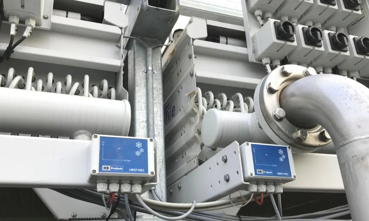 HB Products’ HBDF defrost sensor and controller offers defrost-on-demand for refrigeration systems. (Source: HB Products)