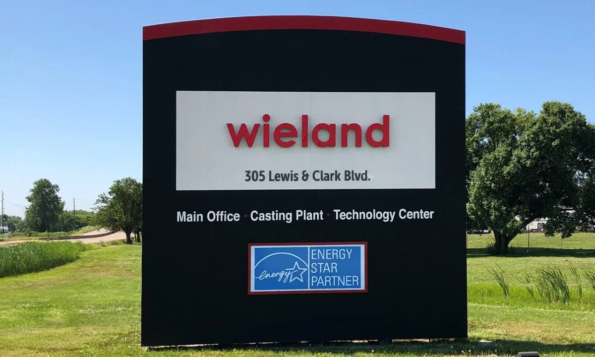 Wieland East Alton, Illinois, U.S. Facility.
