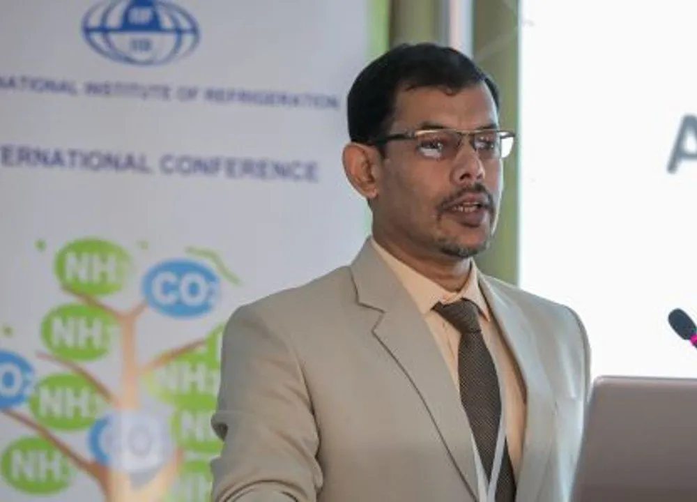 Mani Sankar Dasgupta, Professor at Birla Institute of Science and Technology, speaking at the IIR Conference in Ohrid, North Macedonia