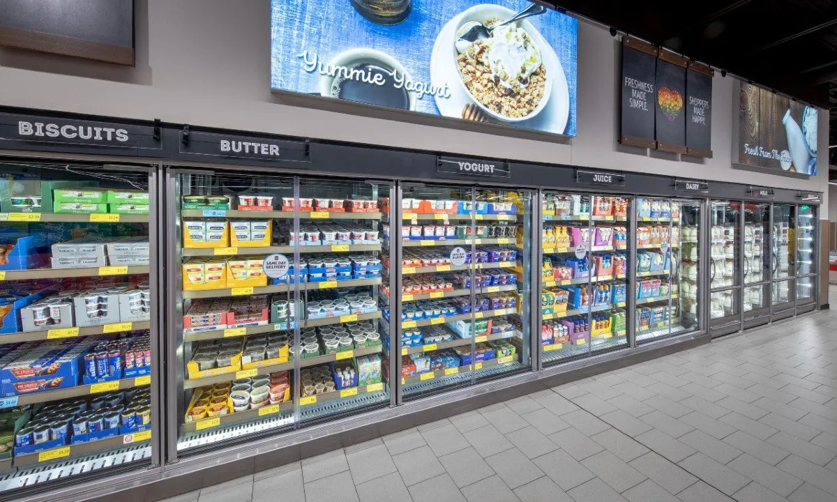 ALDI store in Buffalo, N.Y., that uses transcritical CO2 refrigeration.