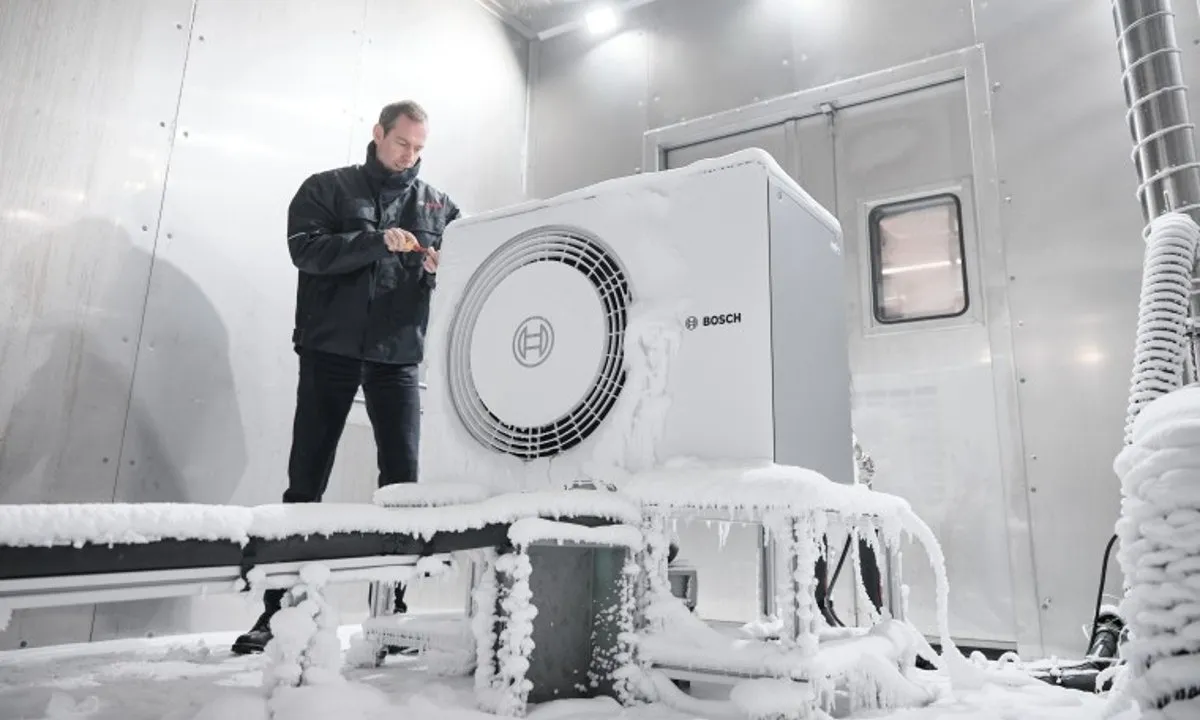 Bosch heat pump. (Source: Bosch)