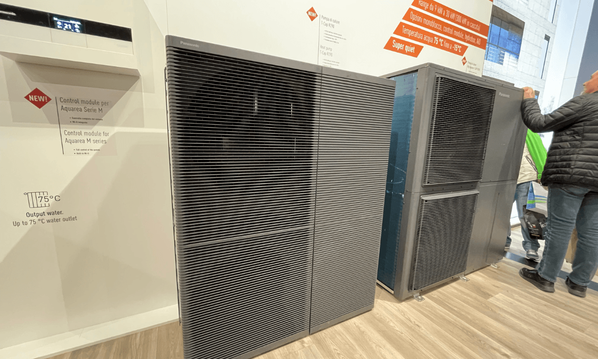 The Panasonic Aquarea M Series R290 air-to-water heat pump