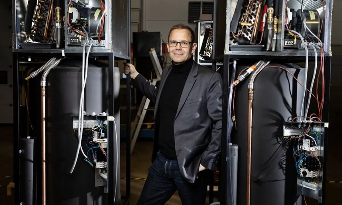 Fredrik Rosenqvist, Qvantum Industries with a heat pump