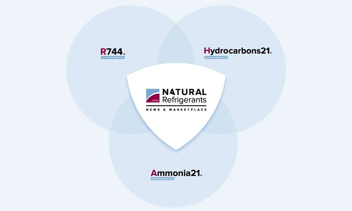 NaturalRefrigerants.com brings together ATMOsphere’s previous marketplaces, R744.com, Ammonia21.com and Hydrocarbons21.com.