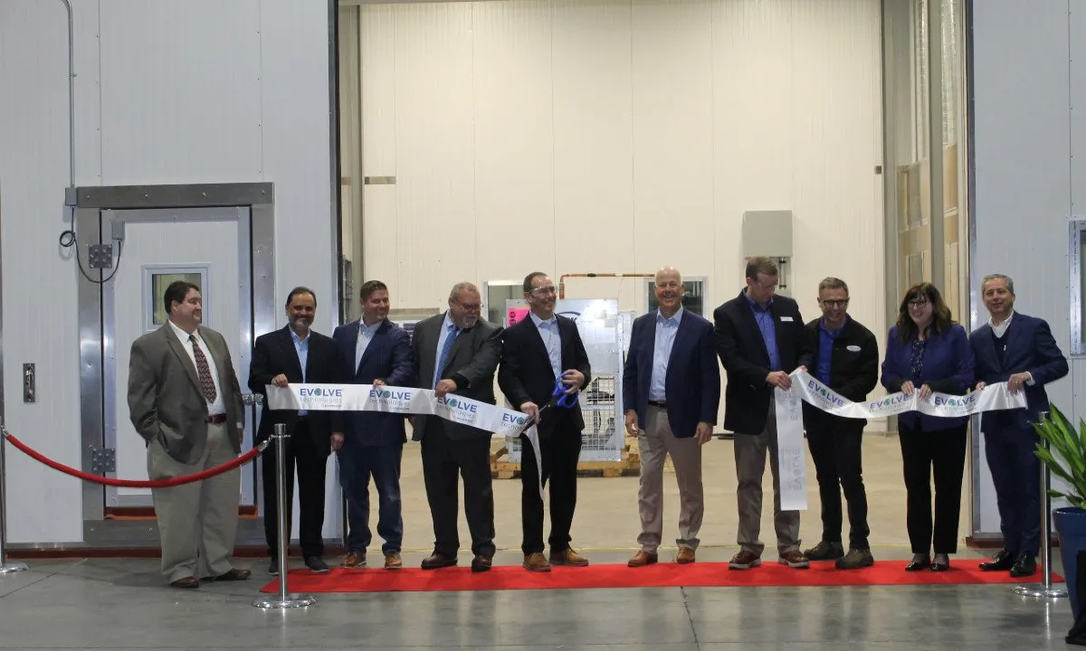 The ribbon cutting ceremony marks the opening of Hussmann's new extreme temperature lab in Suwanee, Georgia.