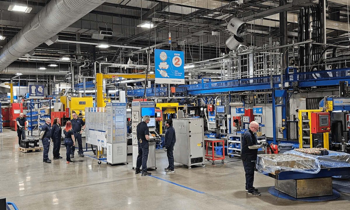 Inside the Copeland Northern Ireland plant in Cookstown.