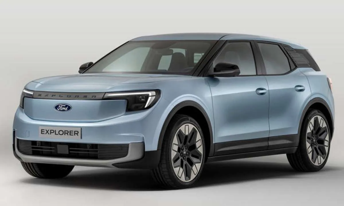 The new electric Ford Explorer will be available in late 2024. (Source: Ford)