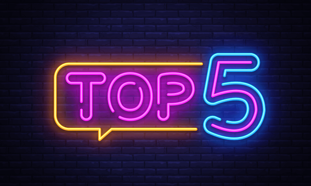 A top 5 image logo