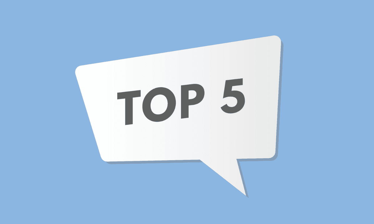 A top 5 stock image for the NaturalRefrigerants.com top 5 stories of May article.