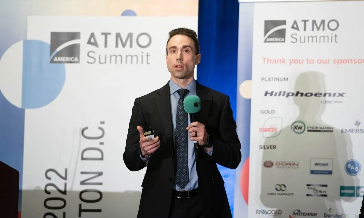 David Goldstein, Hydronic Shell Technologies, at ATMO America 2022
