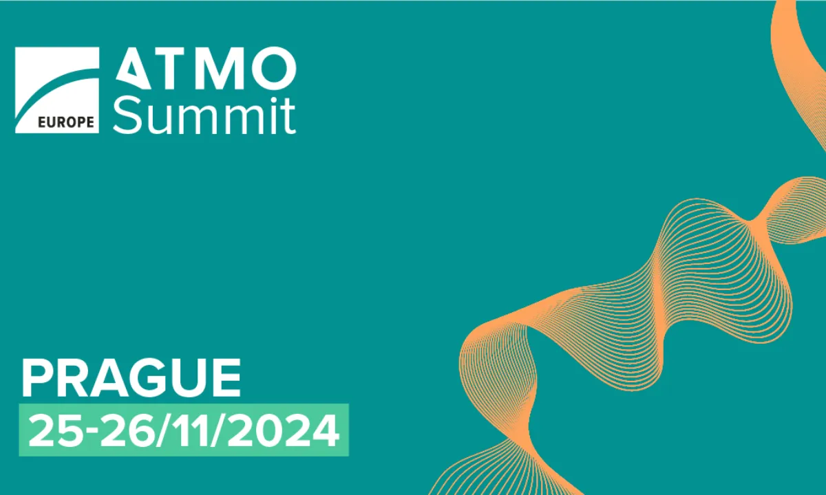 An image of the logo fotr the ATMO Europe Summit 2024