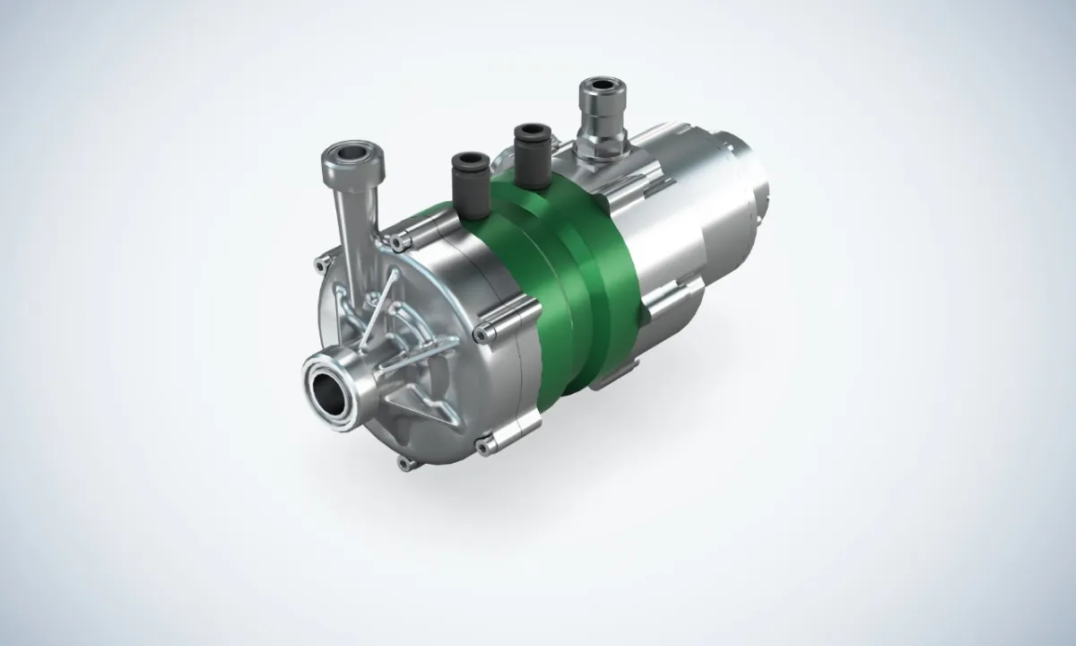The ebm-papst oil-free turbo compressor.
