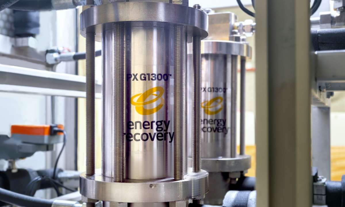 Energy Recovery’s PX G1300 pressure exchanger can boost the efficiency of commercial and industrial CO2-based refrigeration systems. (Source Energy Recovery)