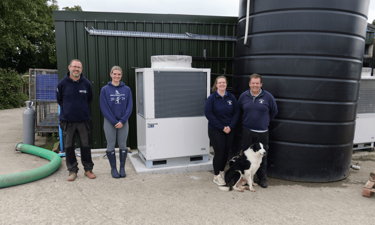 The first of Panasonic’s 20HP CO2 OCUs to be installed outside of Japan at an ice cream factory in the U.K. Photo credit: Panasonic