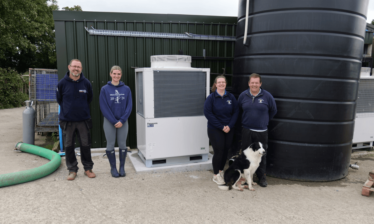 The first of Panasonic’s 20HP CO2 OCUs to be installed outside of Japan at an ice cream factory in the U.K. Photo credit: Panasonic