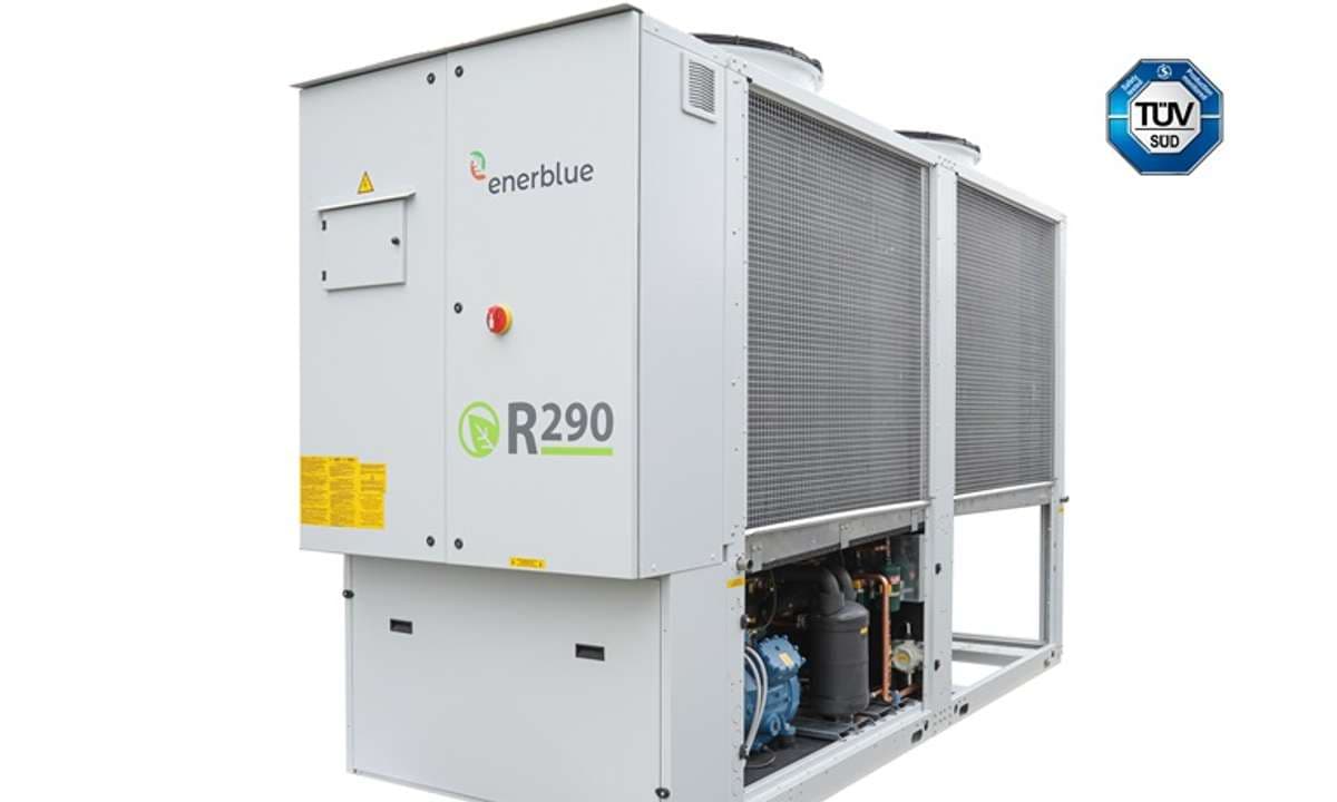 Enerblue launched its first Purple R290 heat pump in 2014. (Source: Enerblue)