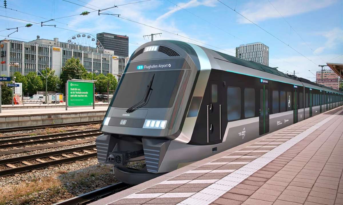 Rendering of the next-generation S-Bahn train, which will be equipped with R290 HVAC systems (Source: Mitsubishi Electric)