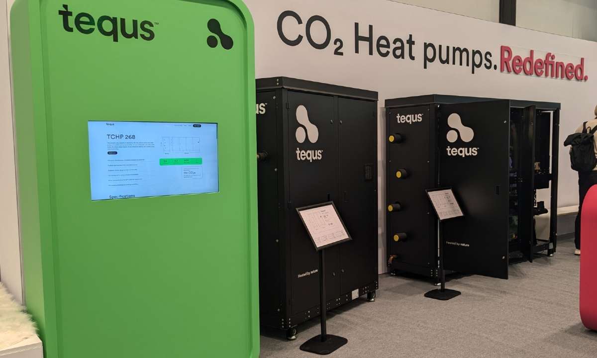 Tequs is displaying two of its CO2 heat pumps at Chillventa 2024.
