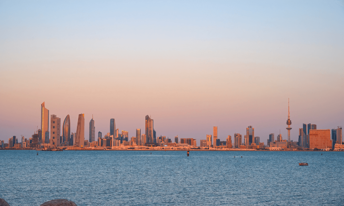 The Kuwait City skyline. Kuwait ratified the Kigali Amendment in November 2024.
