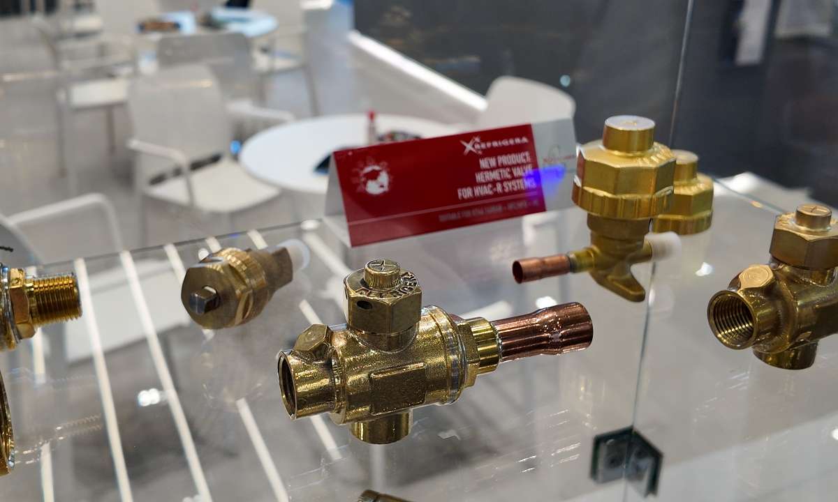 Refigera’s new hermetic valves for CO2 systems on display at Chillventa 2024.