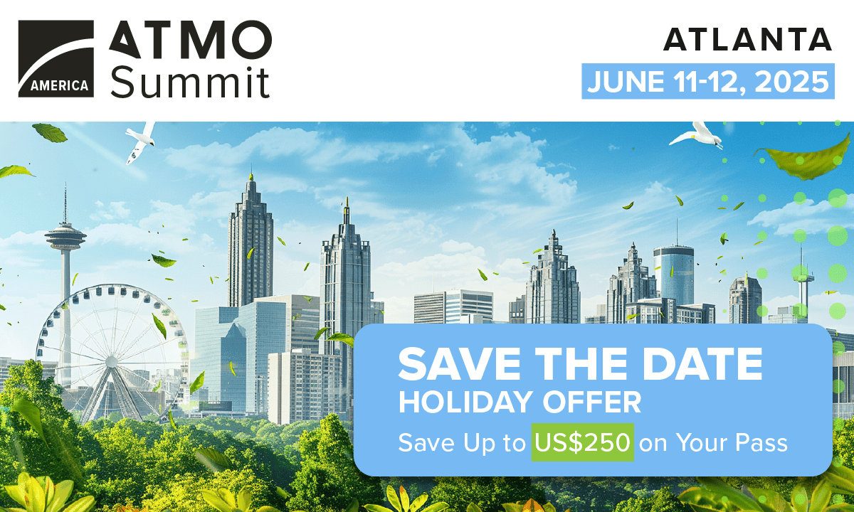 A save the date reminder for ATMO America 2025, which will be held in Atlanta, Georgia, June 11-12