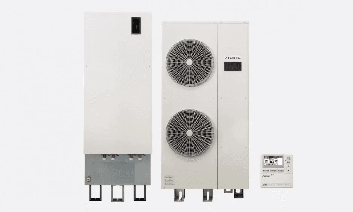 Itomic's 15kW CO2 hot water heat pump