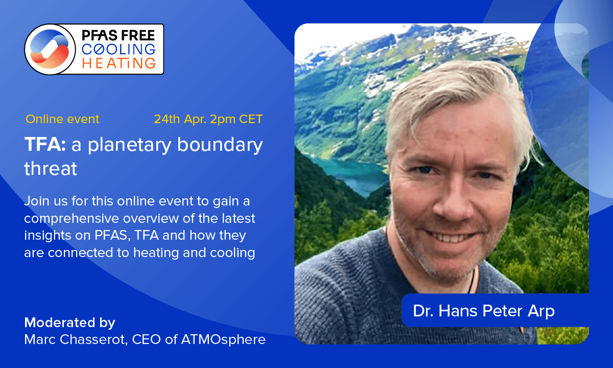 Dr. Hans Peter Arp to discuss TFA/PFAS as a planetary boundary threat