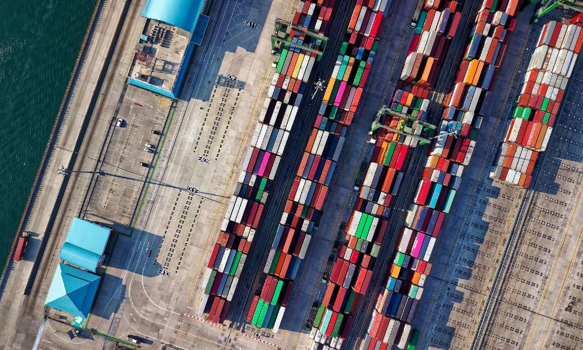 Shipping containers, Jakarta, Indonesia