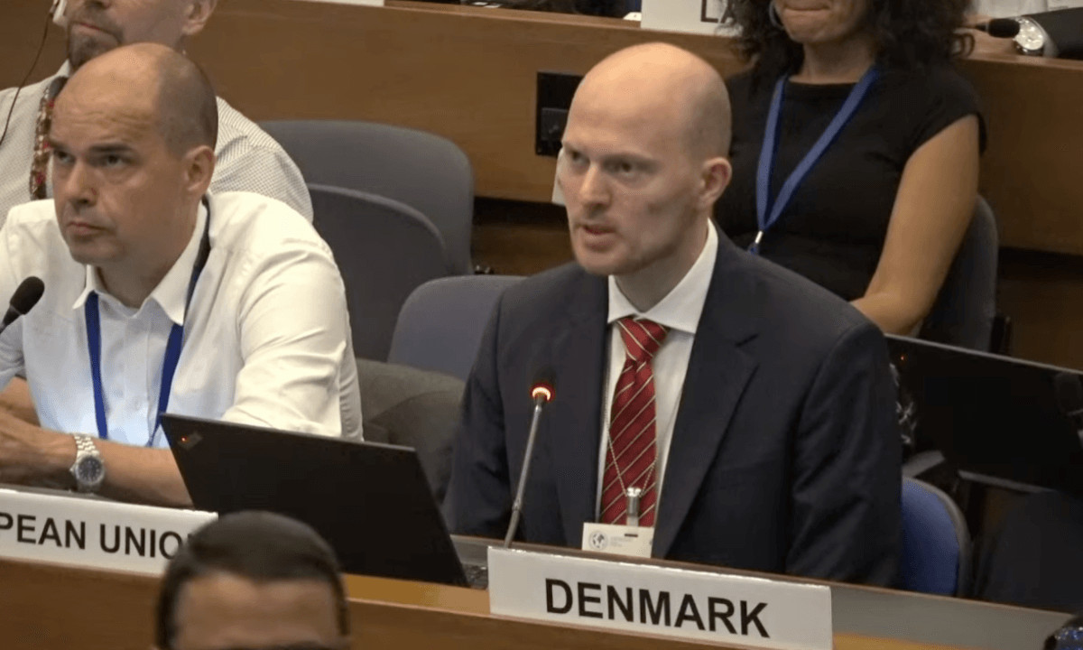 Martin Alex Bjørnholst, a Special Advisor to Denmark’s Ministry of Environment and Gender Equality