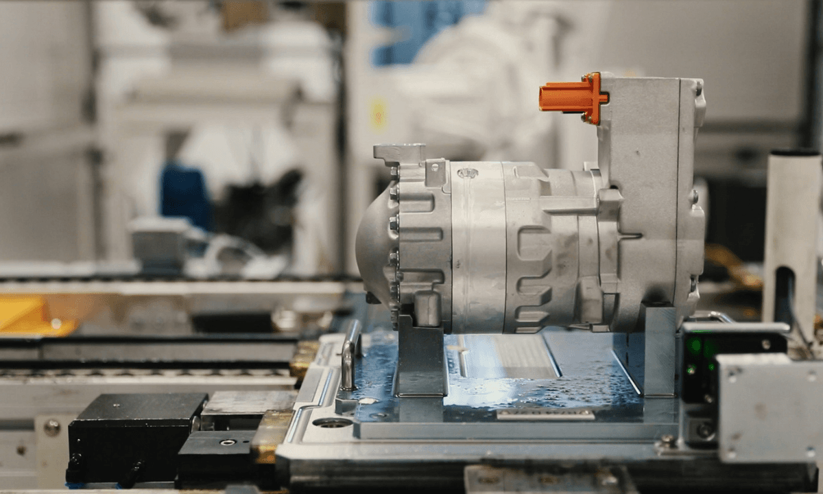 A Hanon Systems R744 e-compressor. Photo credit: Hanon Systems