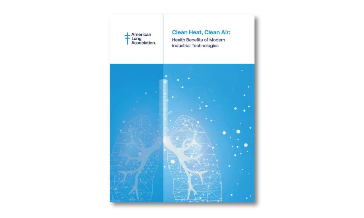 The American Lung Association's Industrial Heat Pump study front cover