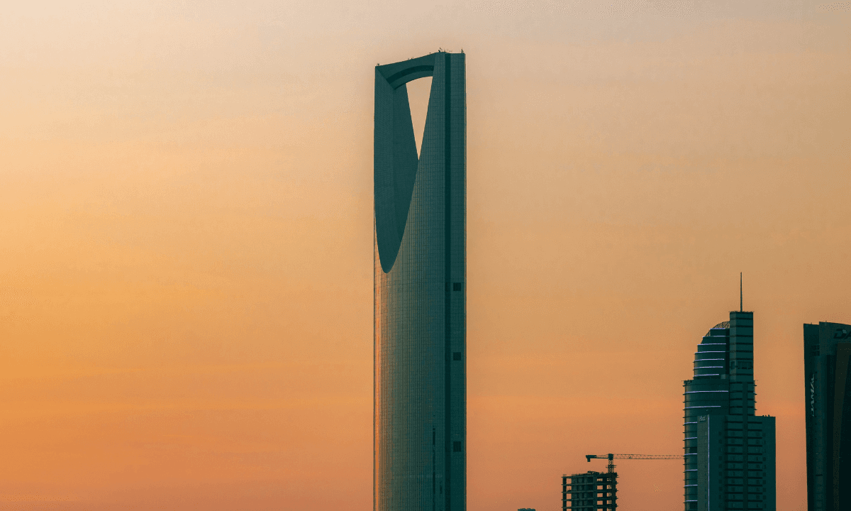 The Kingdom Centre in Riyadh, Saudi Arabia. HVACR Next Generation will be hosted in the city.