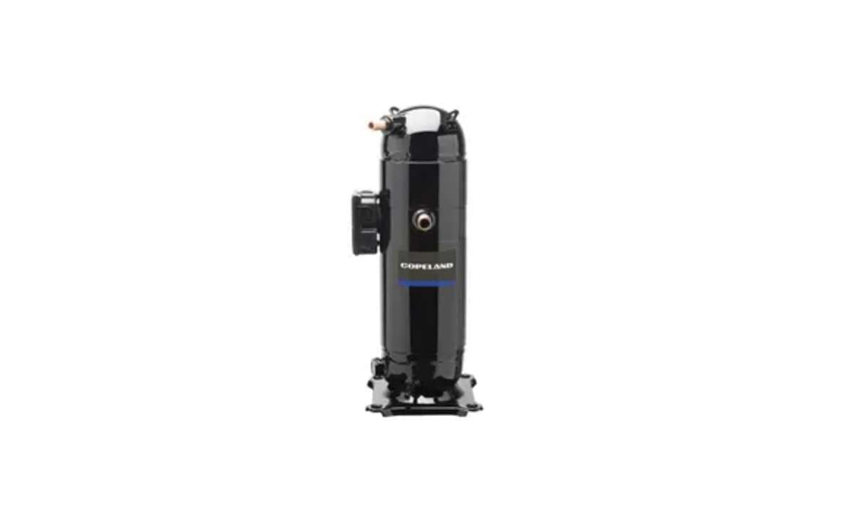 Copeland's ZTI CO₂ Transcritical Scroll Compressor; Copeland won AHR Expo Innovation award in refrigeration category.