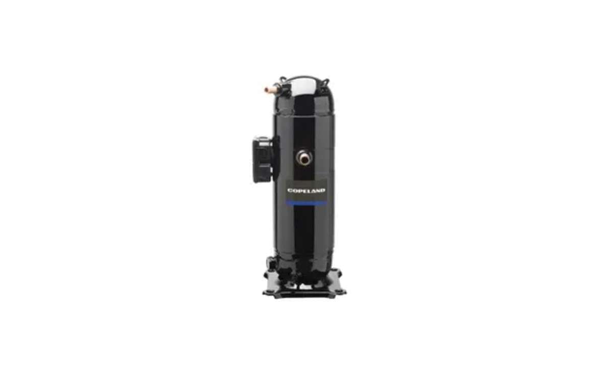 Copeland's ZTI CO₂ Transcritical Scroll Compressor; Copeland won AHR Expo Innovation award in refrigeration category.