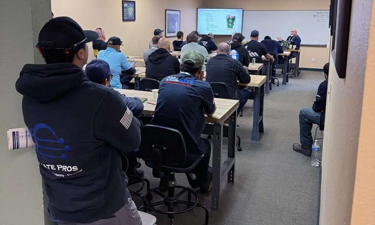 An image of A training session at NASRC's Natural Refrigeration Training Summit, held in Concord, California, November 4‒6, 2025. The training covered CO2 refrigeration systems.