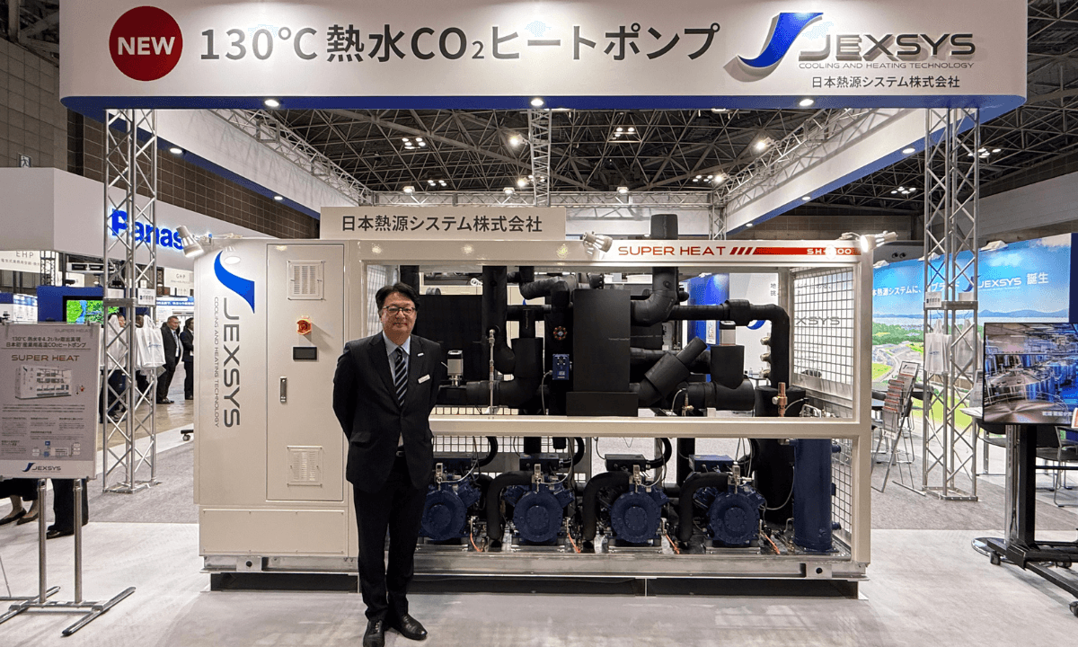 A CO2 high-temperature heat pump from JEXSYS.