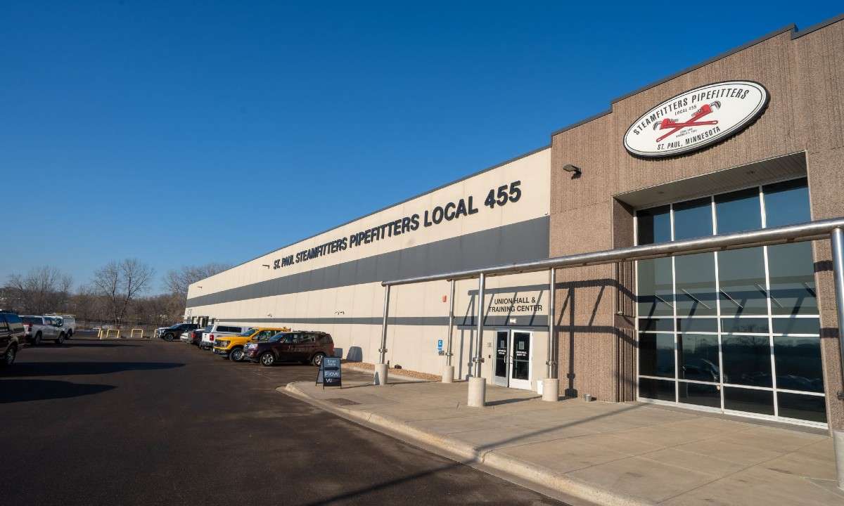 An image of St. Paul Steamfitters/Pipefitters Union (Local 455) where Flow Environmental Systems installed an ANSWR CO2 heat pump for training and demonstrations.