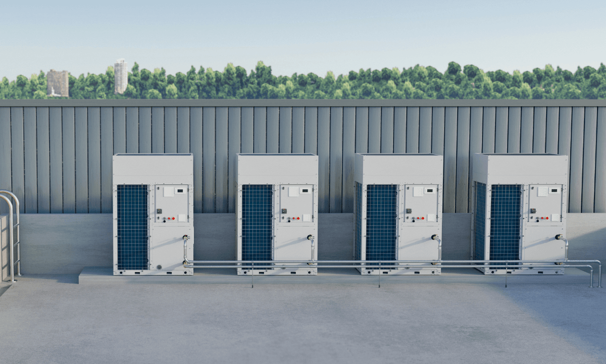 Daikin's R290 EWA/YK-CZ air-to-water heat pump chiller.