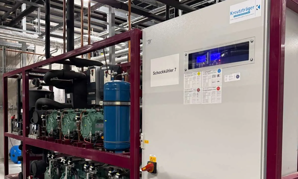 An image of CO2 racks installed at Kampsen & Co.