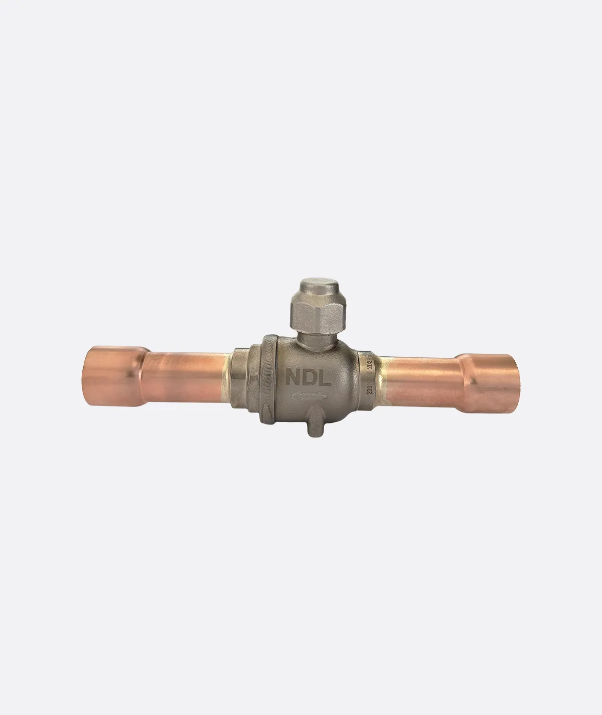 NDL Stainless Steel Service Ball Valve with copper ends