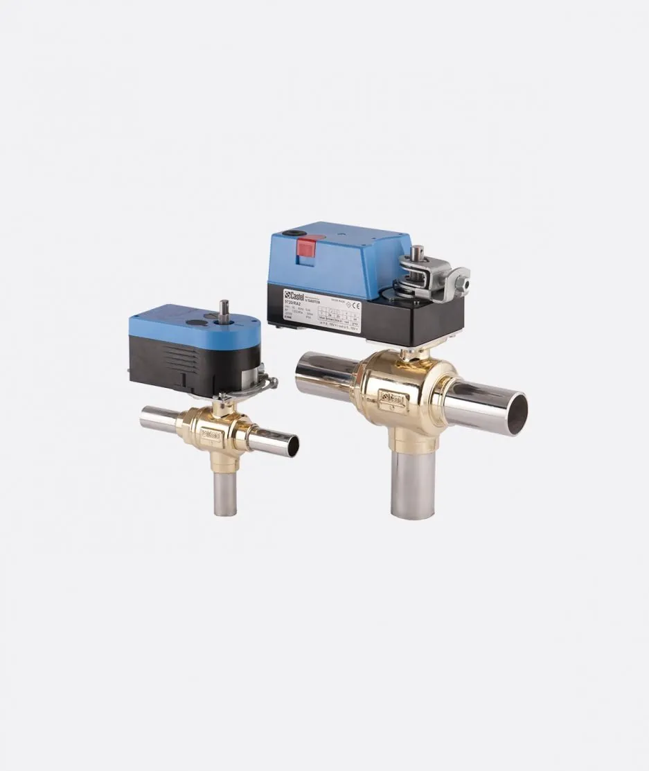 Castel - 3-way motorized ball valves