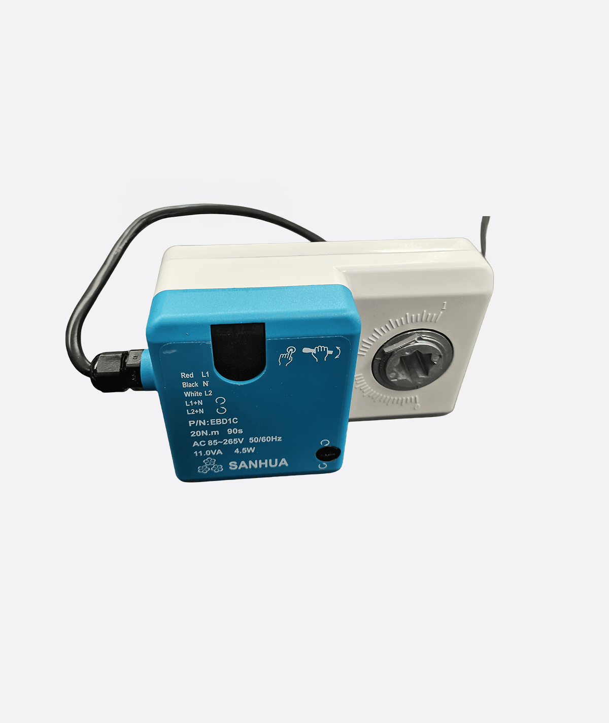 EBVC-EBD Electric Three-Way Ball Valve – Ansicht 2